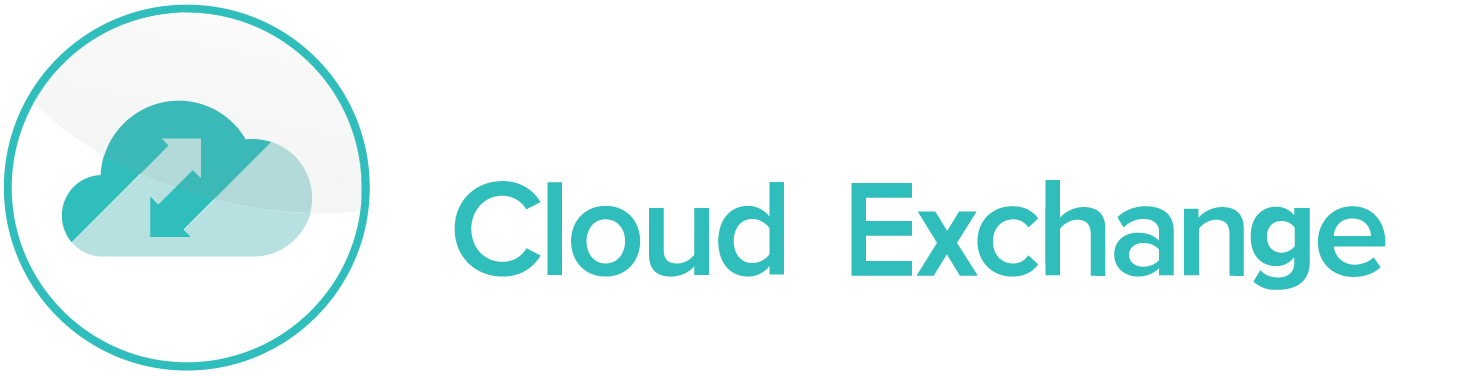 Cloud Exchange Logo - Light - Multi Cloud Management Platform - Buttonwood